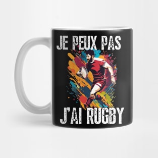 Enfant Rugby - Je Peux Pas J'ai Rugby - Maillot De Joueur de Rugby Mug